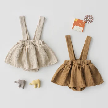 MILANCEL Bebek Giyim Katı Kız Bodysuits Kolsuz Bebek Kız Bodysuit pamuklu kıyafet Bebek Kız için