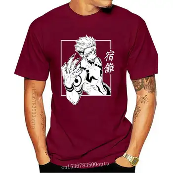 Moda Yeni Jujutsu Kaisen Anime Grafik Tee Manga Hip Hop Unisex Büyük Boy T Shirt Harajuku