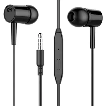 3.5 mm kablolu kulaklık kulakiçi kulak mobil bilgisayar MP3 oyun kulaklığı mikrofon ile müzik kulaklık Android IOS için