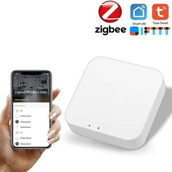 Uzaktan Kumanda Tuya Akıllı Kablosuz Çok modlu Ağ Geçidi Zigbee Bluetooth Mash WiFi 3-in - 1 Ağ Geçidi