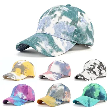 Batik beyzbol şapkası 2022 Yeni Moda Yaz Erkek Kadın Trend Severler Renkli Snapback Şapka Açık Ayarlanabilir Güneş Graffiti Kemik