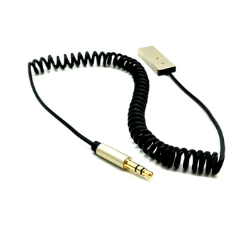 Bluetooth USB adaptörü, mikrofon, yardımcı Bluetooth 3.5 jack, ses ve müzik alıcısı, araba verici Yüksek elastikiyet