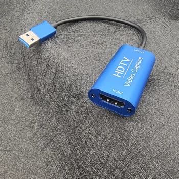 4K HDMI Uyumlu Video Yakalama Kartı USB 3.0 1080P Oyun Yakalama Kartı Kapmak Kayıt Kutusu Canlı Akış için PS4 HD Kamera
