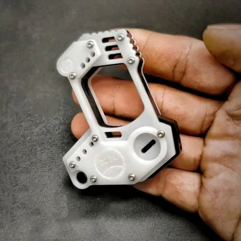 Açık EDC Plastik Çelik Savunma Aracı Erkekler ve Kadınlar için Anti-kurt Anahtarlık Aracı El Kişisel Güvenlik Aracı