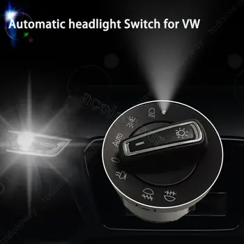 Sis lamba modülü otomatik far anahtarı krom ışık sensörü Volkswagen Jetta için MK6 Passat B7 Tiguan MK1 MK2 Golf 4 6 Mk7 Tuning