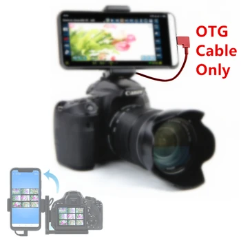 OTG KABLO Canon Nikon Sony Kamera Transferi Fotoğraf Video Sync Android Xiaomi Samsung Akıllı Telefon