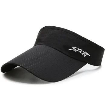 Spor Güneşlik Şapkalar Moda Ayarlanabilir Boş Üst beyzbol şapkası Golf Tenis Spor Yaz güneş şapkası Açık Kap Mektup Kapağı