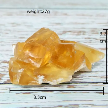 Doğal Taş Sarı Kalsit Ham Mineraller Kristaller Oturma Ev Dekorasyon fengshui Calcspar Çakra ReiMiners ibadet witchcraki