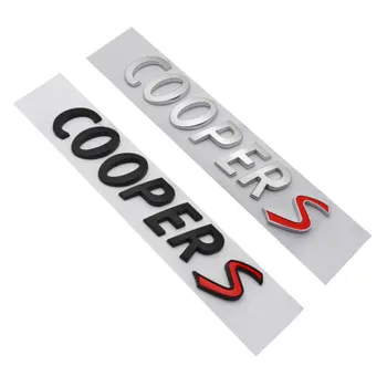 BMW Mini Cooper için COOPERS logo modifiye genel aksesuarlar kuyruk etiket etiket kuyruk kutusu Bagaj Rozeti Orijinal mektup çıkartması