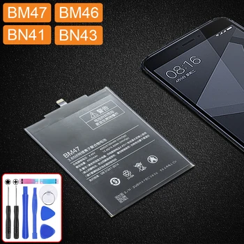 Pil BM47 Xiaomi Redmi İçin 4X3 3s 3pro / Redmi 5 artı 5A / Redmi Not 4 4X 5A 3 Pro BM 47 46 BN 41 43 BM47 BM46 BN41 BN43 Pil