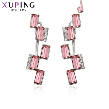 Xuping Takı Trendy Basit Kristaller Küpe Edebi Stilleri Bayanlar Parti Hediyeler için 94058