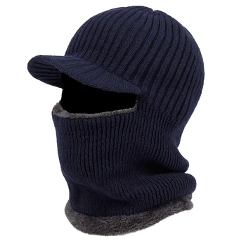 2019 yeni kapşonlu yün kap sürme rüzgar geçirmez soğuk şapka artı kadife kalınlaşma kapşonlu moda açık sıcak şapka yaka kışlık şapkalar