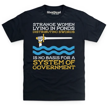 Esinlenerek Monty Python Ve Kutsal Kase Garip Kadın T Shirt 2019 Yeni Streetwear erkekler kısa kollu tişört