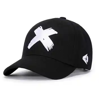 2019 Erkekler Kış Bahar Sonbahar Ayarlanabilir beyzbol şapkası Nakış X kap Erkekler Kadınlar için Taktik Snapback Şapka NM423-25