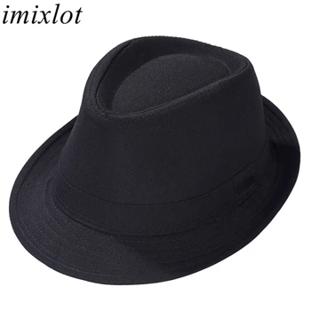 Imixlot 2020 Yeni Basit Moda erkek İngiltere Caz Tarzı kovboy şapkası Kadın İlkbahar Yaz Melon Kap Klasik Rahat Plaj güneş şapkası