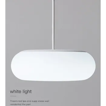 Modern LED kolye ışık çocuk yatak odası yemek odası için yaratıcı Apple tasarım mutfak avize beyaz parlaklık asılı lamba