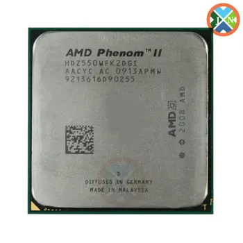 AMD Phenom II X2 550 3.1 GHz Çift Çekirdekli İŞLEMCİ İşlemci HDZ550WFK2DGI / HDX550WFK2DGM Soket AM3