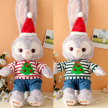 Yeni Disney Kawaii Stella Lou Tavşan Bebek Değiştirilebilir Giysiler İçin Uygun 50cm peluş oyuncak Noel Cadılar Bayramı Hediye Kız İçin çocuk