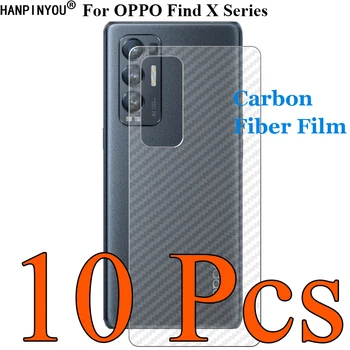 10 Adet / grup OPPO Bulmak İçin X5 X3 Neo Pro Lite 3D Şeffaf Karbon Fiber Arka Film Cilt Ekran Koruyucu Sticker