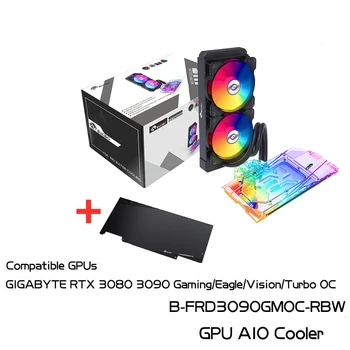 Bykski Grafik GPU AIO soğutucu Blok Gigabyte RTX 3080 3090 Oyun / Kartal / Görüş / Turbo OC, ekran Kartı Su Soğutma Kiti