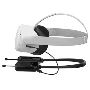 VR Kulaklık Güç Bankası 8000mAh PİCO4 Boyun Asılı Pil Paketi İle USB C Şarj Cihazı Kulaklık VR Kulaklık Aksesuarları
