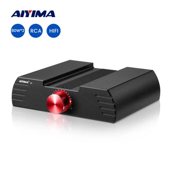 AIYIMA A8 MA12070 güç amplifikatörü HiFi Amplificador 2.0 Kanal Stereo ses hoparlörü Amplifikatör 80Wx2 Mini Ev Ses Amp DIY