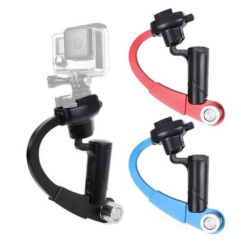 Gopro Hero için Mini El Gimbal Video Sabitleyici Metal Malzeme 7 6 5 4 3+ Eken için Xiaoyi için SJCAM için spor kamera