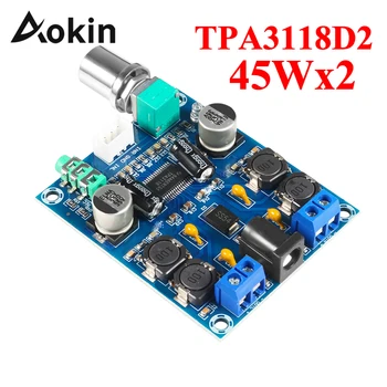 Aokin TPA3118D2 Amplifikatör Kurulu Amplificador Çift Kanallı ses amplifikatörü Kurulu 45W*2 4-8ohm Hoparlör Amp DIY