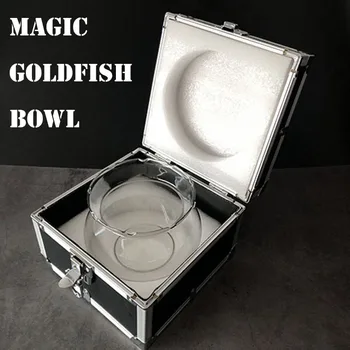Sihirli Goldfish Kase Sihirli Hileler Balık Görünür Boş Kase Magia Sihirbaz Sahne Yakın Çekim Yanılsama Aksesuarları Sahne Mentalism