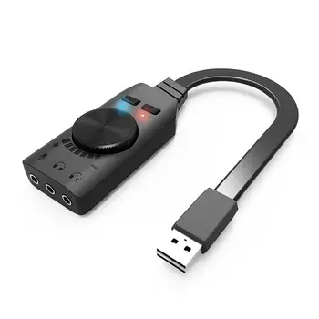 GS3 Sanal 7.1 Kanal Ses Kartı Adaptörü USB Ses 3.5 mm Kulaklık bilgisayar masaüstü Dizüstü l29k damla