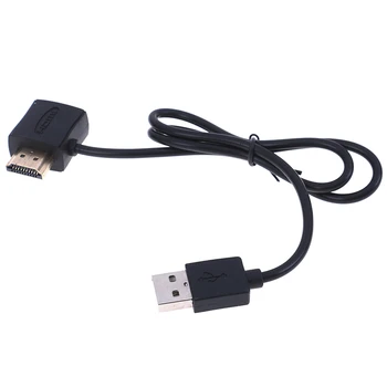 1080p Erkek dişi adaptör Dönüştürücü Konektörü HDMI İle Uyumlu 50cm USB 2.0 Şarj Güç Kablosu Güç Konektörü