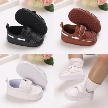 Düz Renk Çok Yönlü Bebek Ayakkabıları Erkek Kız Sert Tabanlar Bahar Bebes Sneakers Toddler Yenidoğan Ayakkabı İlk Yürüteç