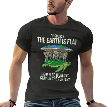 Düz Toprak Toplum Kaplumbağa Filler Kalmak Kaplumbağa Büyük Boy T-Shirt Moda Erkek giyim Kısa Kollu Streetwear Üstleri Tee