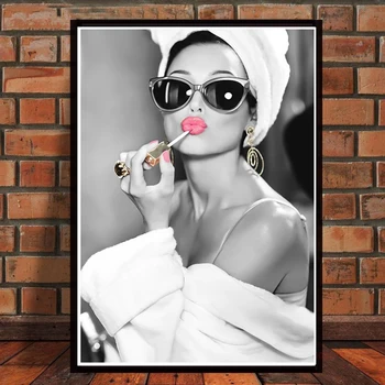 Klasik Audrey Hepburn Posteri Tuval Baskıresim Duvar Sanatı HD Baskı Ev Dekor Resim