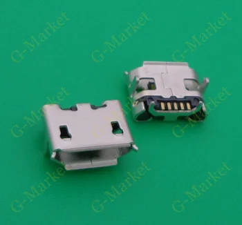 10 adet Mini mikro usb konektörü jakı Şarj şarj portu soket fiş dock Jiayu G4 G4T G4S G2 G5 Akıllı cep telefonu