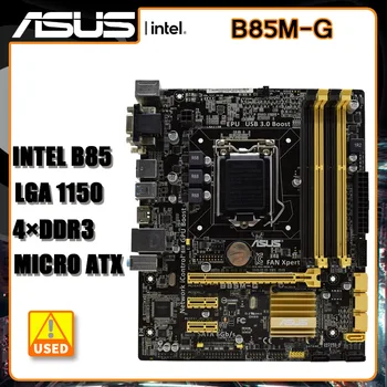 LGA 1150 Anakart B85 ASUS B85M-G anakart 4xDDR3 32G USB3. 0 SATA 3 PCI-E 3.0 Mikro-ATX