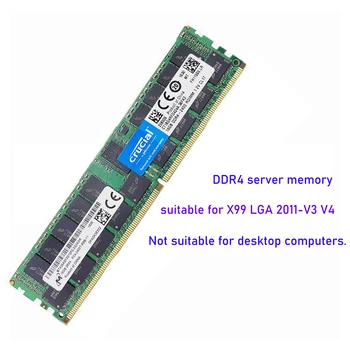 Önemli REG ECC DDR4 Sunucuları Bellek 16 GB 8 GB 32 GB 64 GB 2133 MHz 2400 MHz 2666 MHz 1.2 V 288Pin Destek LGA X99 2011-V3 V4