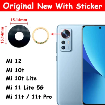 Orijinal Arka Arka Kamera Cam Lens İle Tutkal Sticker Xiaomi Mi A1 A2 11 Lite Mi 10T Pro Mi 10 Ultra Kamera Cam Aracı İle
