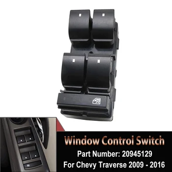 Güç Master Pencere Kaldırıcı Kontrol Anahtarı Regülatörü Düğmesi Chevy Silverado GMC Sierra Traverse HHR Yukon Buick 20945129