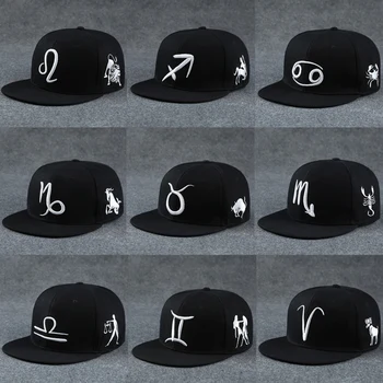Gençlik Hip-Hop şapka Serin takımyıldızı nakış beyzbol şapkası Açık Performans spor şapkaları