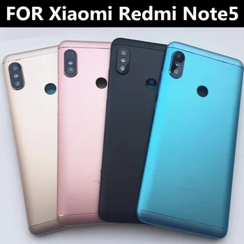 Xiaomi Redmi için note5 Pil Kapağı Arka Cam Panel Arka Kapı Konut Case Redmi İçin not 5 Arka pil Kapağı kapı