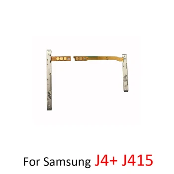 Samsung Galaxy J4 + J4 Artı J415F J415FN J415G J415 Orijinal telefon kılıfı Güç Ses Düğmesi Açık Kapalı Yan Anahtar Flex Kablo
