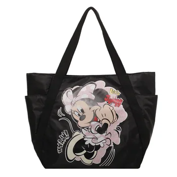 Moda Yeni Mickey Mouse omuzdan askili çanta Karikatür Donald Ördek Çanta Tote Çanta Kore alışveriş çantası Açık Çanta Kadınlar İçin