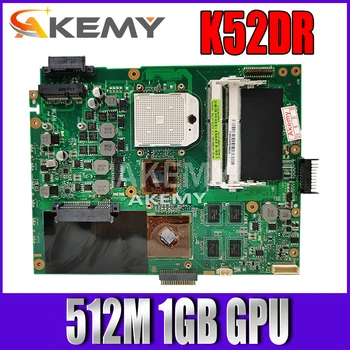 K52DR Laptop Anakart AMD 1GB veya AMD 512M GPU for ASUS K52DR A52DE K52DE A52DR K52D K52 orijinal Dizüstü Anakart