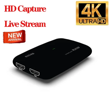 Ezcap 321 USB 3.0 HD Oyun Yakalama Kartı Canlı Akış Kutusu Kayıt 4K 30hz, 1080P 120fps 60fps, ses Video Geçiş