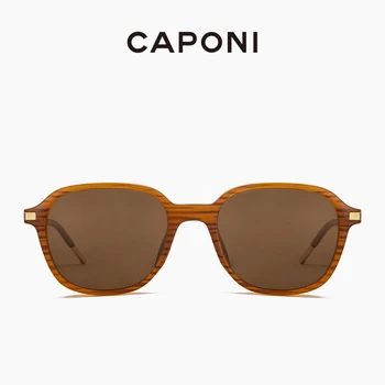 CAPONI kadın Güneş Gözlüğü Yeni Moda Dekoratif Polarize Güneş Gözlükleri Kadın Üst Marka UV Işını Koruyucu Gözlük CP31023