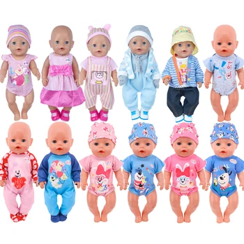 2022 Yeni giysi Bebek Atlama Takım Elbise İçin Fit 43cm Bebek Bebek 17 İnç Yeniden Doğmuş Bebek oyuncak bebek giysileri, Bebek aksesuarları, kızların doğum günü hediyesi