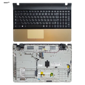 Rus Samsung 300E5A NP300E5A 305E5A 300V5A 305V5A 300E5C Değiştirin laptop klavye C kabuk ile Yeni RU Altın
