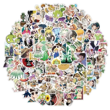Karikatür Anime Dr. TAŞ Çıkartmalar Su Geçirmez Araba Bagaj Dizüstü Telefon Karalama Defteri DIY Vinil Çıkartmaları Graffiti Sticker Oyuncaklar Hediyeler