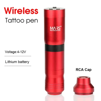 Kablosuz dövme kalemi Makinesi Lityum Pil İle Güçlü Çekirdeksiz RCA Kap Motor Tabancası Dövme Sanatçısı Vücut Kaynağı Ücretsiz Alışveriş